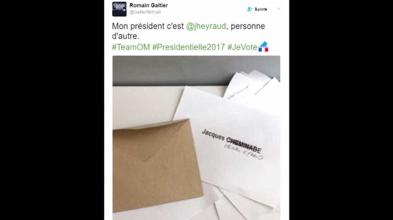 Présidentielles : JH Eyraud obtient deux voix !