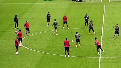 John Terry KOs Victor Moses in training