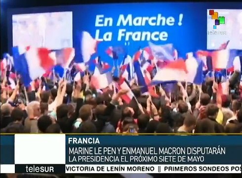 Francia: Macron obtiene 23.75% y Le Pen 21.53% de votos