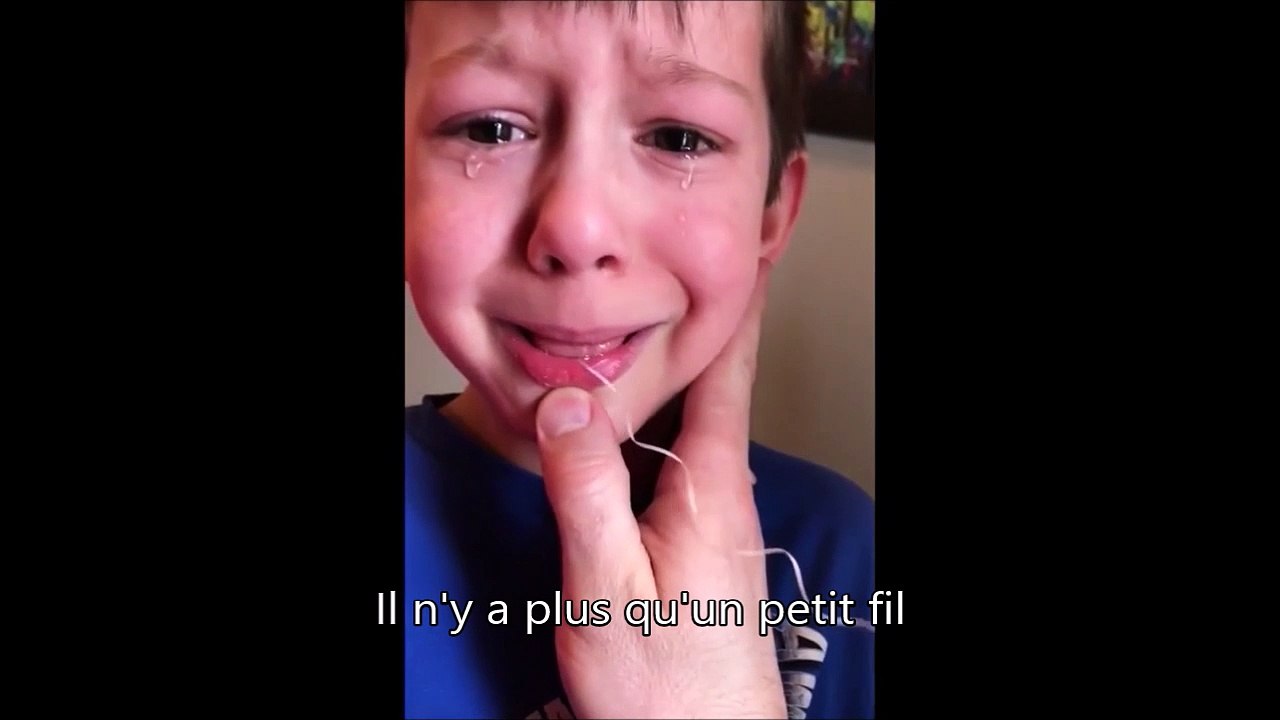 Arracher une dent en mode JEDI ... Bravo petit frere