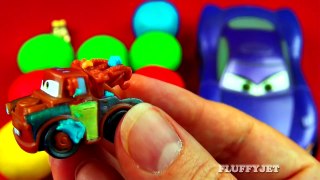 Cars 2 Play-Doh Surprise Eggs Spongebob Sesame Street Shopkins Toy Story Shrek Angry Birds Fluft