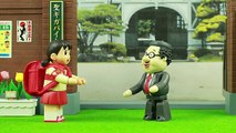 Anime take school frame of Doraemon toy video Nobita