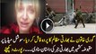 American Girl Telling Indian Army Beat Muslims in Kashmir
