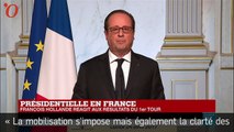 Présidentielle : Hollande votera Macron face au «danger» du Front national