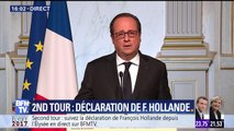 François Hollande appelle à voter Emmanuel Macron