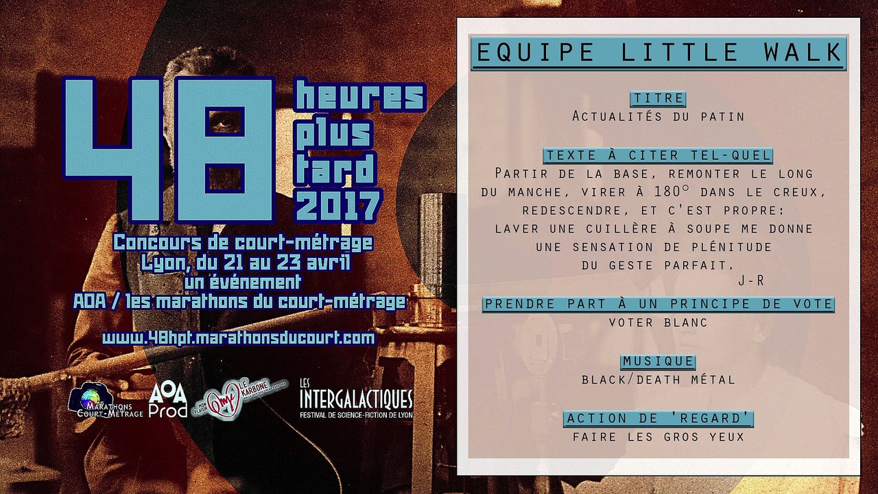 Actualités du patin, 2e prix ex-aequo, 48 heures plus tard 2017
