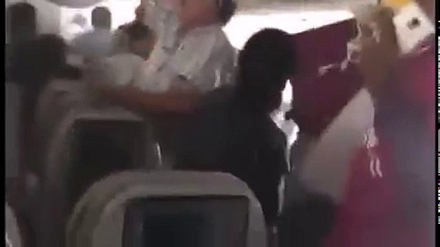 Inside Emirates plane, that crash landing at Dubai Airport