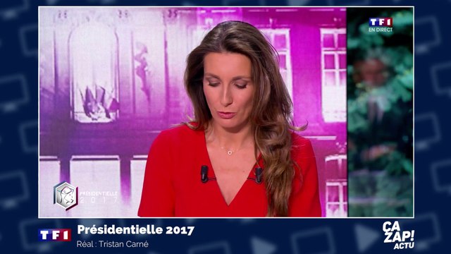 Le lapsus d'Anne-Claire Coudray en direct sur Marine Le Pen