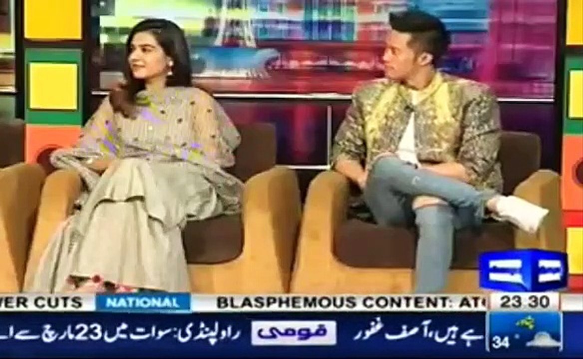 Funny Fight between Qaiser Pia and Chinese Actor Kent in Mazaq Raat