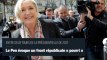 Le Pen évoque un front républicain 