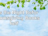 Twas the Night Before Thanksgiving Bookshelf