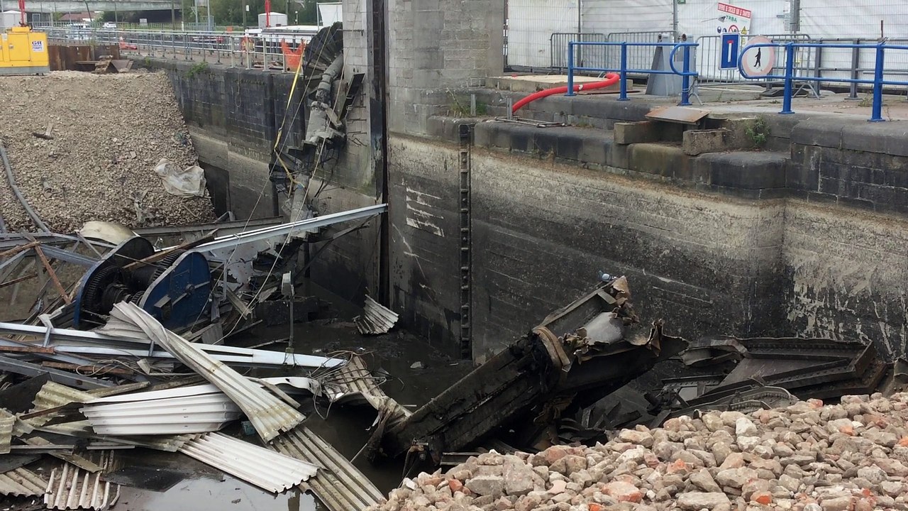 Démolition barrage de Kain