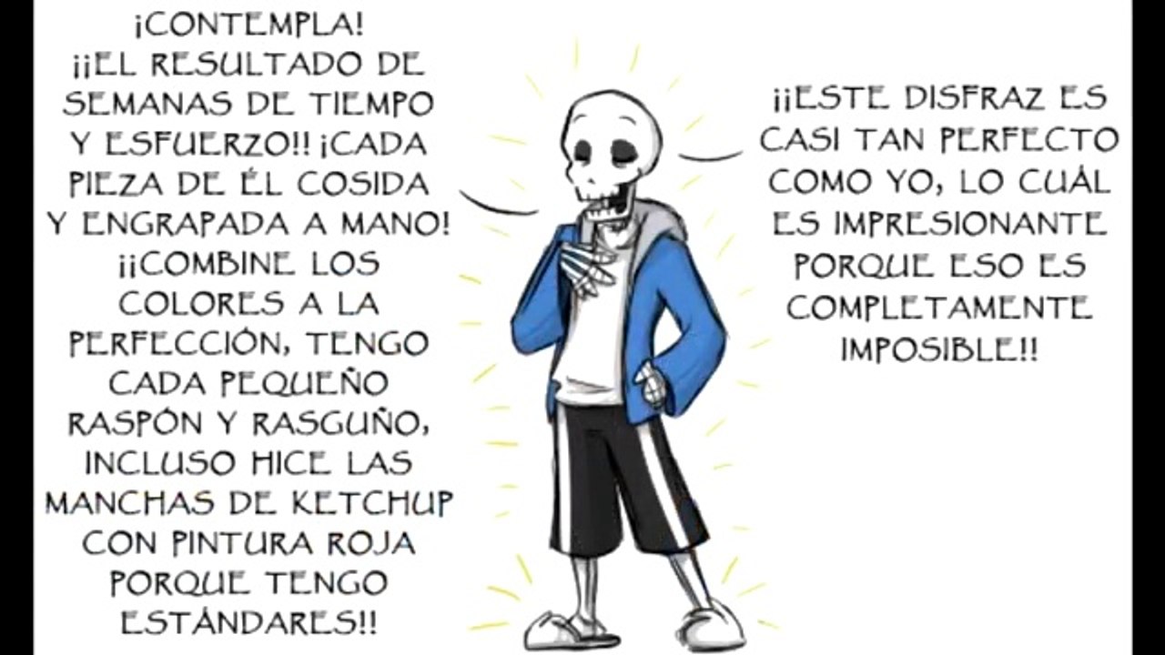 El disfraz de Sans - Comic DUB - de Zarla