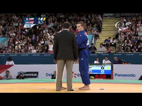 Judo - IRI versus GBR - Men -73 kg Repechage - London 2012 Paralympic Games