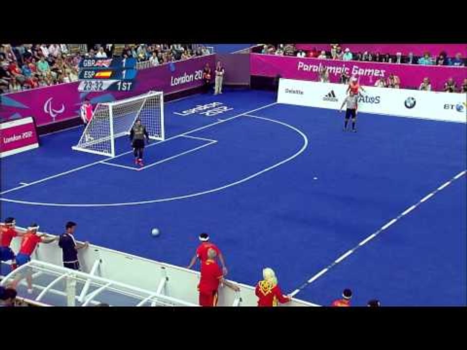 Football 5-a-side - GBR vs ESP - Men's - B1 Preliminaries- 1st Half - London 2012 Paralympic Games