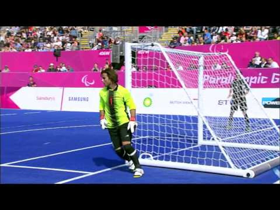 Football 5-a-side - IRI vs ARG - Men's - B1 Preliminaries- 2nd Half - London 2012 Paralympic Games