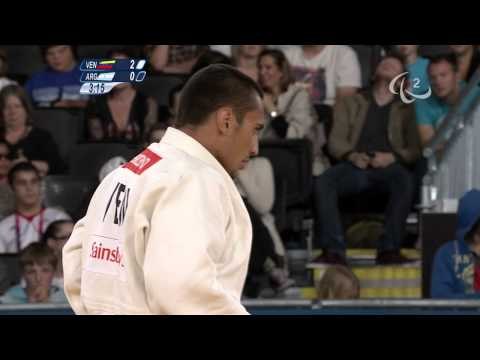 Judo - VEN versus ARG - Men -73 kg Repechage - London 2012 Paralympic Games