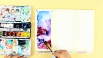 DIY - Bookmarks & Watercolor Techniques for Beginners _ Watercolor DIY _ How To Make Bookmarks-h_37xWke