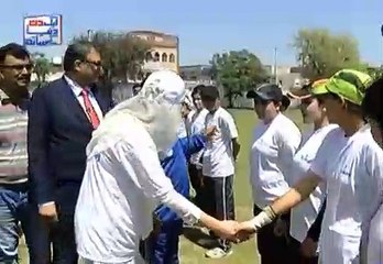 Reham Khan is Playing Cricket