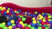 SURPRISE TOYS Giant Ball Pit Challenge Disney Cars Toys Lightning McQueen Spiderman Ryan ToysReview