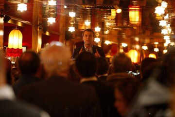 Macron à la Rotonde: "Je n'ai pas de leçon à recevoir du petit milieu parisien"