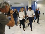 Polémica porque Aguirre no admite preguntas tras dimitir