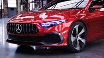 2018 Mercedes-Benz Concept A Sedan Design, Driving