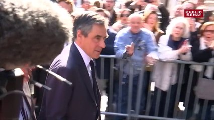Arrivée de François Fillon au bureau politique des Républicains