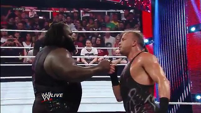 Big Show Saves Mark Henry & Rob Van Dam From The Shield WWE Raw 2013