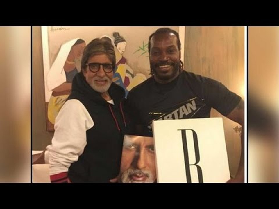 Amitabh Bachchan tries to 'fix' Chris Gayle ahead of India vs West Indies T20