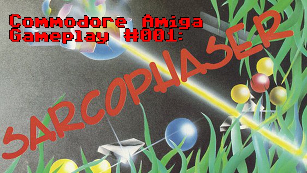 Commodore Amiga Gameplay #001: Sarcophaser (no death flight)