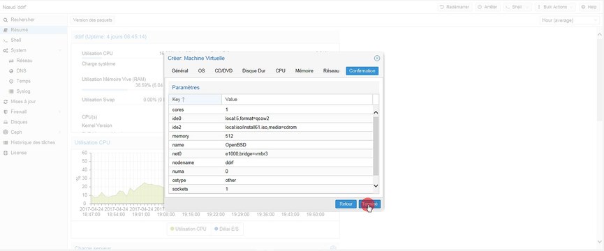 Installer OpenBSD 6.1 sur une machine virtuelle Proxmox