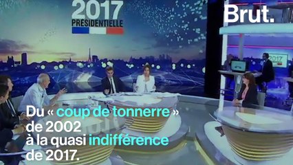 Réactions à l'annonce du FN au 2nd tour : 2002 vs 2017