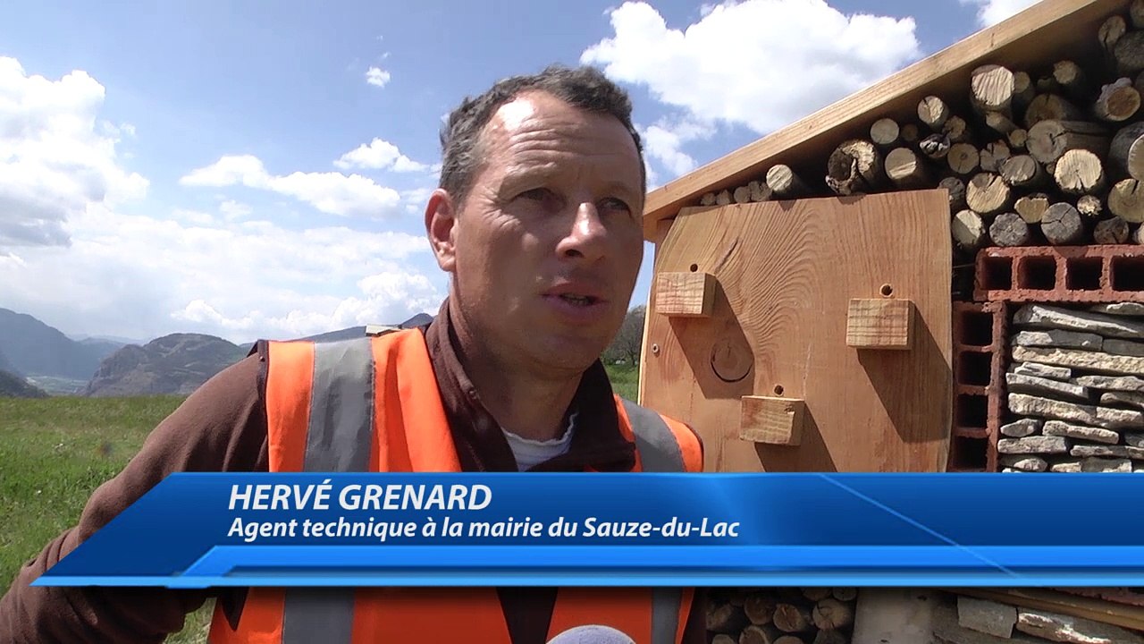Hautes-Alpes : les insectes ont à présent leur propre hôtel au Sauze-du-Lac