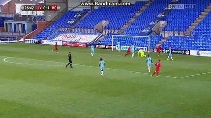 Ben Woodburn Goal - Liverpool u23s 1-1 Man City u23s - 24/04/17