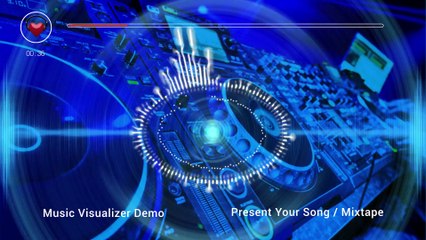 Music Visualizer Royalty Free - Light 03 Style