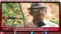 Lluvias incomunican varias comunidades en Villa Altagracia y Manoguayabo-Video