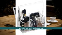 Product Of Home Basics Clear Plastic Makeup Jewelry Organizer Tray (Holder with Handle)