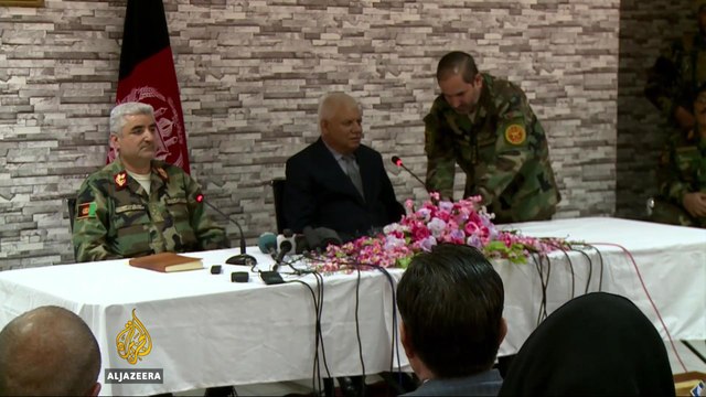 Afghanistan's defence minister resigns over attack, as Mattis flies in