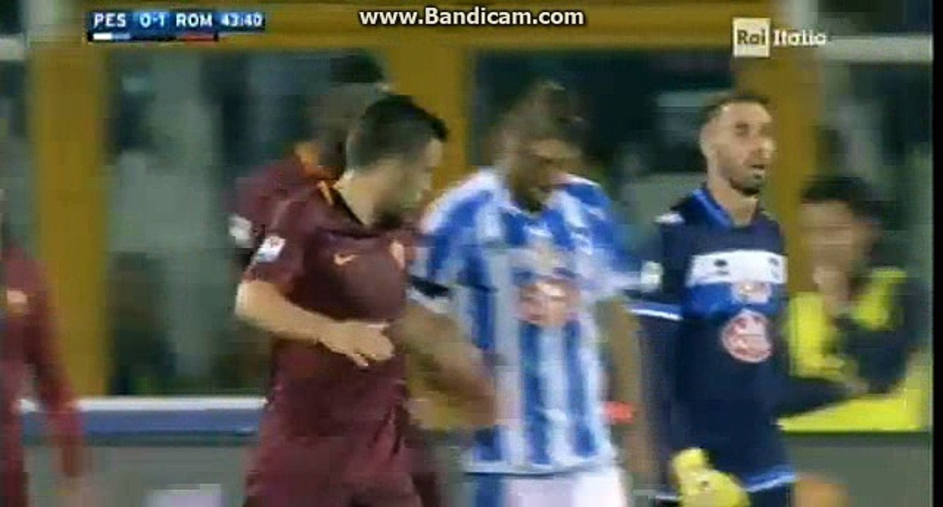 Strootman goal 0-1 | Pescara - Roma 24/04/2017