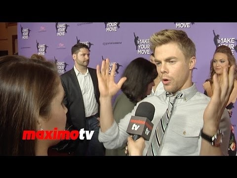 Derek Hough on Tap Dance, BoA, Amy Purdy DWTS "Make Your Move" Premiere