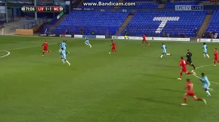 Ben Woodburn 2nd Goal - Liverpool u23s 2-1 Man City u23s - 24/04/17