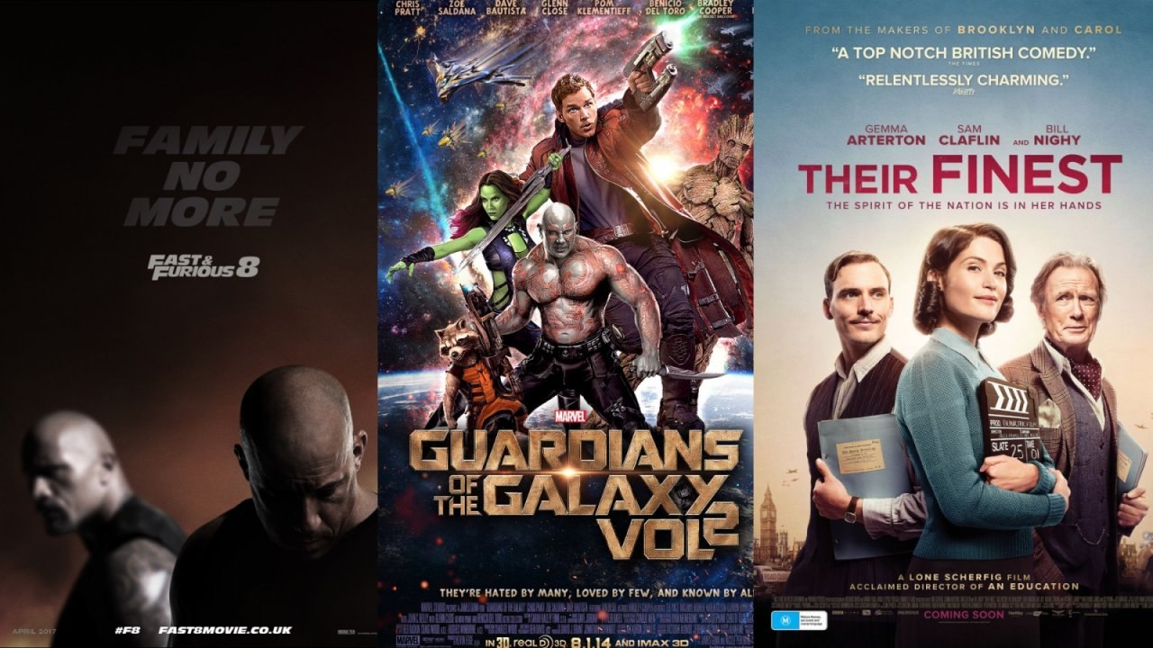 April film preview: Fast & Furious 8, Their Finest and Guardians of the Galaxy Vol 2