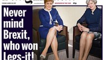 Legs-it: ‘Sexist’ Daily Mail front page condemned by thousands on social media