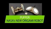 Nasa unveils origami robot
