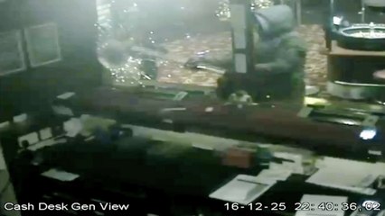 Masked burglars Christmas Day raid on Manchester casino