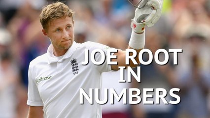 New England captain Joe Root in numbers