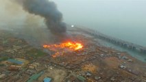 Massive fire destroys dozens of homes in Lagos