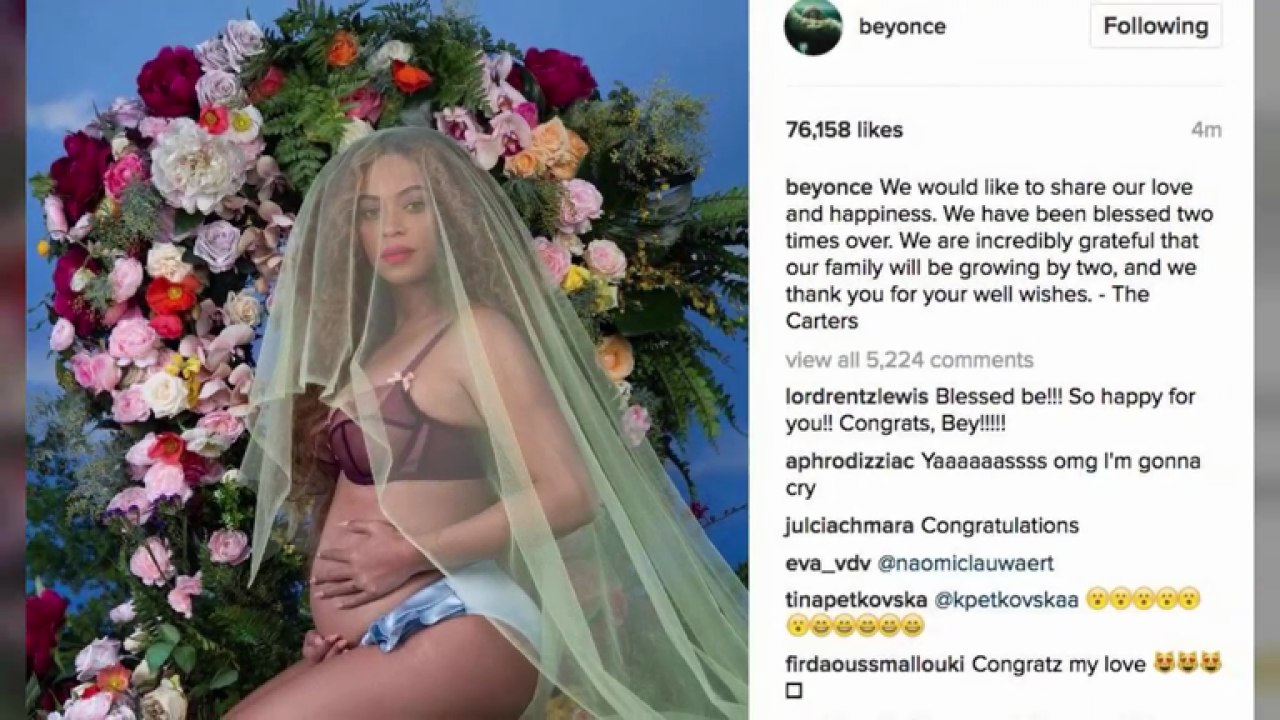 It’s twins! Beyonce sends internet into meltdown by announcing her preganancy