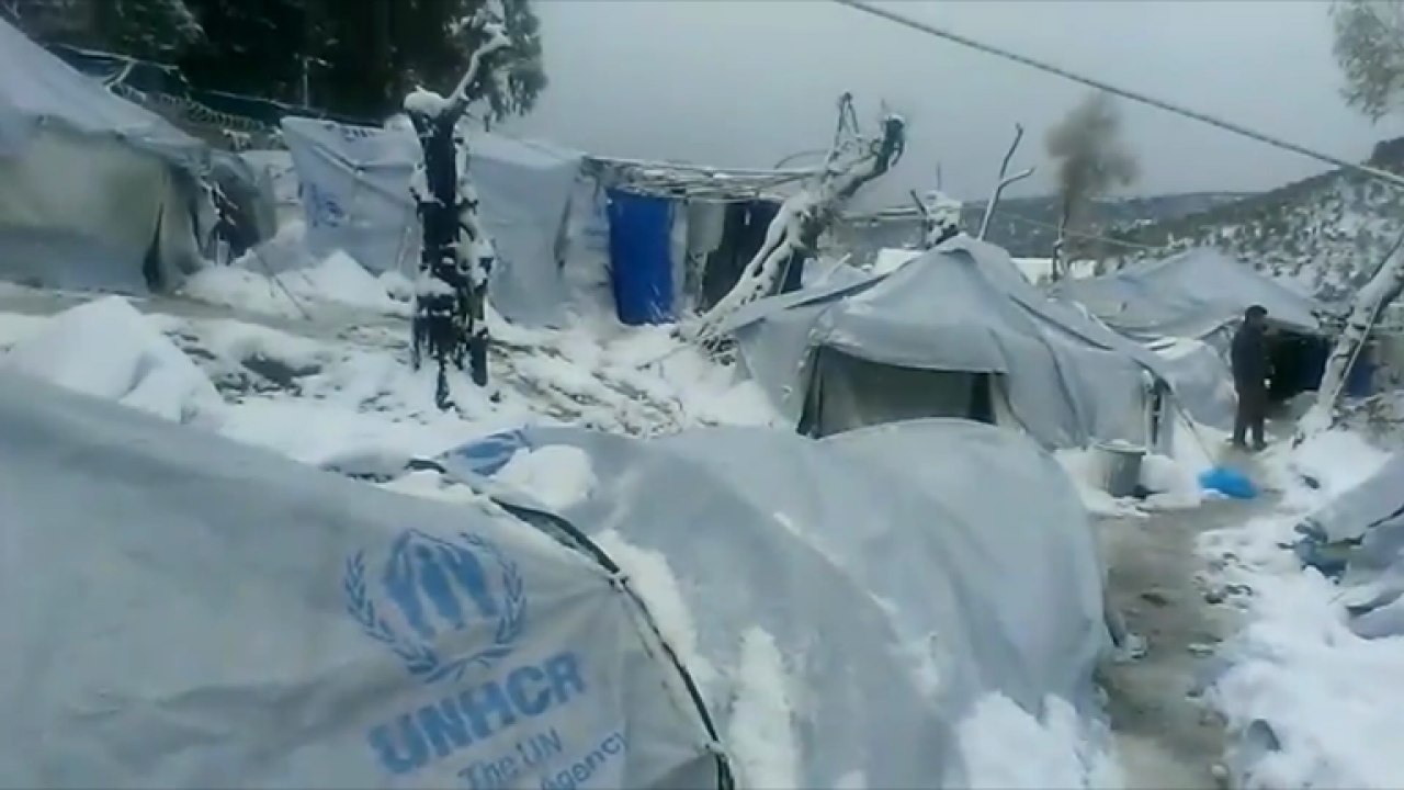 Video reveals inhumane conditions inside Greek refugee camp